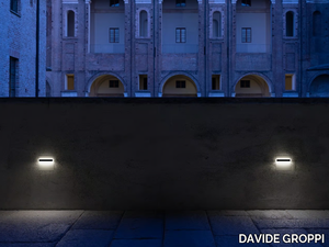 NUIT - LED wall-mounted outdoor metal steplight _ DAVIDE GROPPI