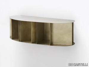 EXISTENCE - Wall-mounted metal console table _ DE CASTELLI