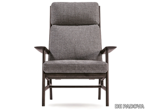 PHILOSOPHERS LOUNGE - Fabric armchair high-back _ DE PADOVA