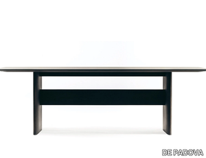 SEA OF TRANQUILLITY - Rectangular oak dining table _ DE PADOVA