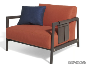 EVERYDAY LIFE ARMCHAIR - Fabric armchair with armrests _ DE PADOVA