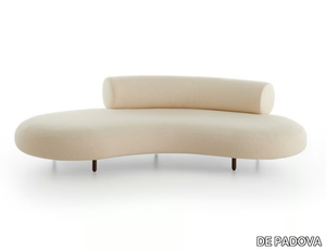 HONORÉ - Curved 4 seater fabric sofa _ DE PADOVA