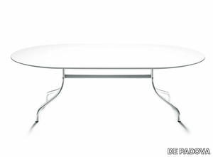 SHINE - Oval HPL table _ DE PADOVA