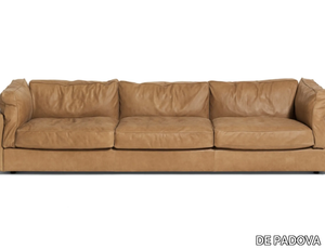 SQUARE GROUND - 3 seater leather sofa _ DE PADOVA