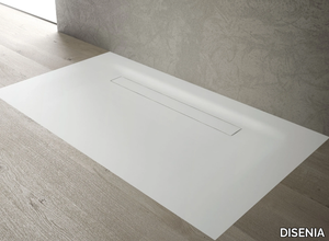 CITY - Flush fitting Corian® shower tray _ DISENIA