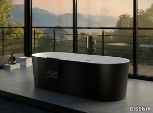 DELUXE - Freestanding oval Aquatek bathtub _ DISENIA