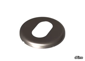 PEBBLE - Round stainless steel keyhole escutcheon _ d line