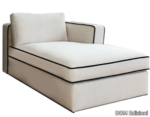 ALEXANDER - Upholstered fabric day bed _ DOM Edizioni