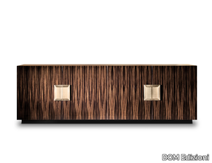 GILBERT MEDIO - Ebony sideboard with doors _ DOM Edizioni