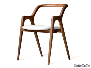 IN BREVE C-142 - Wooden chair with armrests _ Dale Italia