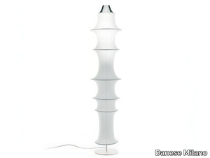 FALKLAND - Aluminium and elastic fabric floor lamp _ Danese Milano