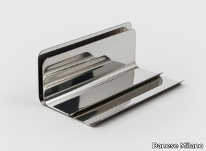 VENTOTENE - Stainless steel pen holder / paper tray _ Danese Milano