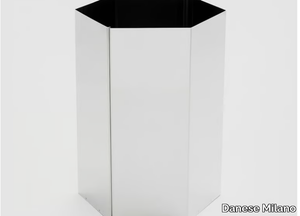 SICILIA - Stainless steel waste paper bin _ Danese Milano