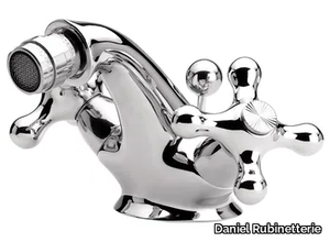 REVIVAL - Countertop 1 hole chromed brass bidet tap _ Daniel Rubinetterie