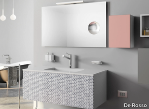 DR-ONE - Single wall-mounted HPL vanity unit with drawers _ De Rosso