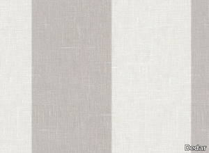 SERENISSIMA WALL - Striped textile effect linen wallpaper _ Dedar