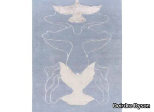 FLIGHT - Hand knotted rug in tibetan wool and chinese silk _ Deirdre Dyson