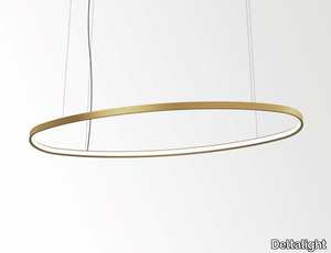 SUPERLOOP HC SBL OVAL - LED metal pendant lamp _ Deltalight