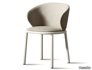 MUN - Fabric chair with armrests _ Desalto