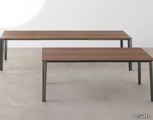 SKIN - Extending rectangular MDF table _ Desalto