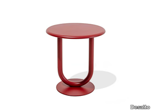 STRONG BAR - Round steel table _ Desalto