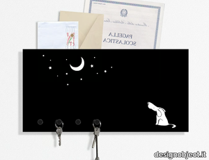 DOG&MOON - Magnetic dry erase board with key holder _ designobject.it