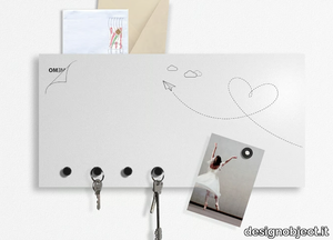 LOVE MAIL - Magnetic dry erase board with mail organizer _ designobject.it