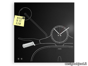 SCOOTER - Plate clock / dry erase board _ designobject.it