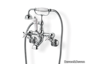 COVENTRY - Wall-mounted bathtub tap with hand shower _ Devon&Devon