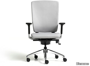 STYLE - Fabric office chair with armrests with 5-Spoke base _ Diemme