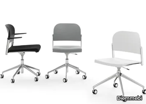 MAKEUP PLASTIC - Polypropylene office chair _ Diemmebi