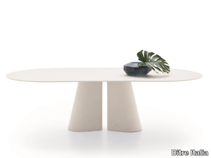 PILLAR - Oval garden table _ Ditre Italia