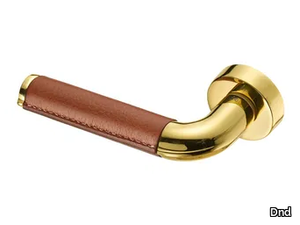 HAVANA - Brass door handle on rose _ Dnd