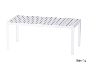 KALIMBA - Rectangular powder coated aluminium garden table _ Driade