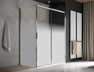 ACQUA 5000 - Glass and aluminium shower cabin with sliding door _ Duka