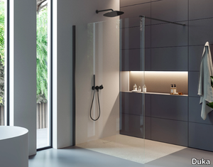 LIBERO 3000 COLOUR UP YOUR LIFE - Rectangular glass Walk in shower _ Duka