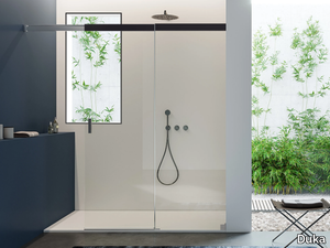 LIBERO 5000 INLAB - Niche crystal shower cabin with sliding door _ Duka