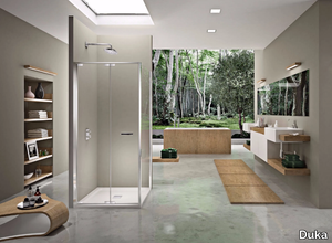 NATURA 4000 - AR-DTW L/R - Corner crystal shower cabin _ Duka