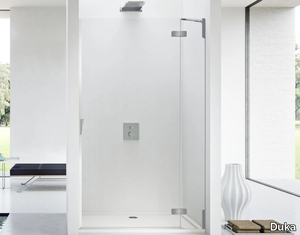 PURA 5000 - Crystal and stainless steel shower cabin _ Duka