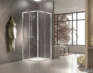 STILA 2000 - Glass and aluminium shower cabin _ Duka