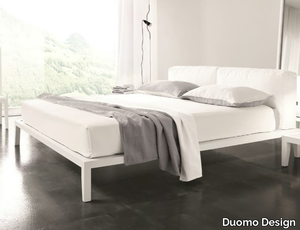 LERA SOFT - Double bed with upholstered headboard _ Duomo Design