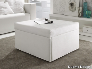 ZIP - Fabric pouf bed with removable lining _ Duomo Design