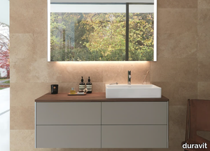 XSQUARE - Wall-mounted vanity unit _ Duravit