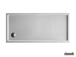 STARCK - Rectangular acrylic shower tray _ Duravit