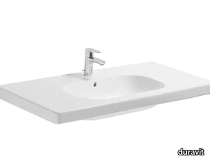 D-CODE - Rectangular ceramic washbasin _ Duravit