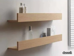 DURASTYLE - Wooden bathroom wall shelf _ Duravit