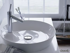 CAPE COD - Countertop round DuraCeram® washbasin _ Duravit