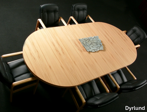 STARLINE - Oval wooden meeting table _ Dyrlund