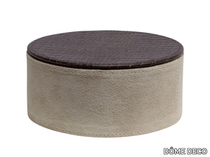 NOVA - Suede fabric storage box _ DÔME DECO