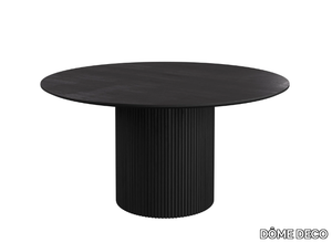 RAVENNA - Round acacia coffee table _ DÔME DECO